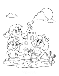 Find & download the most popular kids coloring vectors on freepik free for commercial use high quality images made for creative projects. 74 Summer Coloring Pages Free Printables For Kids Adults