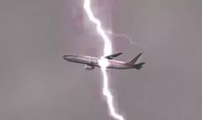 Image result for images of damage to aircraft from a thunderstorm