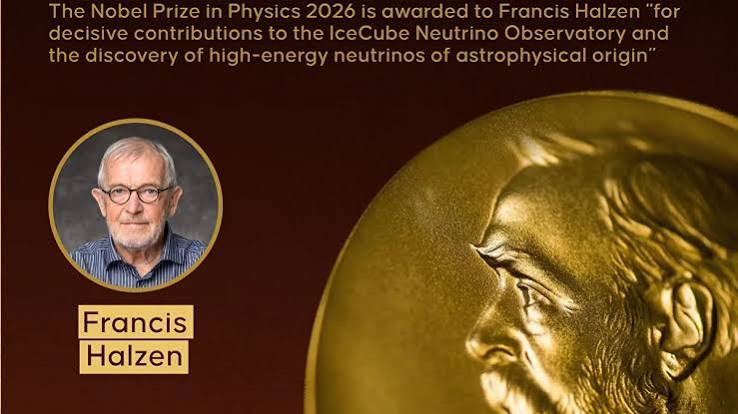 Francis Halzen Nobel Prize 2026