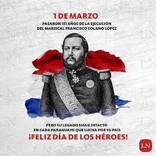 Día de la madre patria, paraguay la independencia del paraguay fue el proceso histórico por el cual la actual república del paraguay se independizó de españa, su metrópoli colonial, al tiempo que rechazaba también incorporarse al estado denominado provincias unidas del río de la plata (del mismo modo que a su sucesor, la confederación argentina), que pretendía ejercer soberanía. Diario La Nacion S Tweet En Honor A Aquellos Que Dieron Su Vida Por La Patria Recordamos A Los Heroes Este 1 De Marzo Es Una Jornada Especial Para Felicitar A