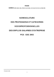 We did not find results for: Nomenclature Des Professions Et Categories Socioprofessionnelles Des Emplois Salaires D Entreprise Docsity