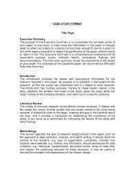 Types of case study projects. Case Study Format