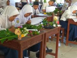 Ujian praktek tik kelas ix; Kanwil Kemenag Sumatera Selatan