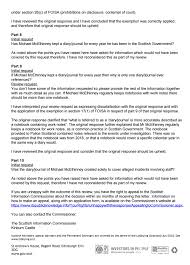 SG INTERNAL REVIEW RESPONSE FOI:202300369934 & POLICE SCOTLAND FOI 23-2808  IN REGARD TO THE NOTEBOOK OF MICHAEL MCELHINNEY