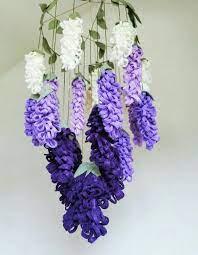 Wisteria Purple Felt Flowers Felt Flowers Diy Paper Flowers