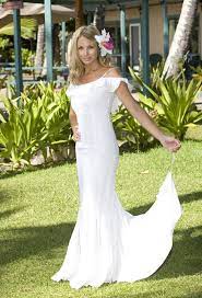 Wedding Dresses To Wear At The Beach The Wedding Specialists Hawaiian Beach Wedding Dress Hawaiian Wedding Dress Simple Wedding Dress Beach