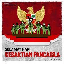Poster ini saya buat untuk memperingati hari kesaktian pancasila. Selamat Hari Kesaktian Pancasila Sekretariat Kabinet Republik Indonesia