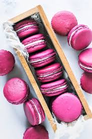 Pomegranate Macarons Recipe Macaron Flavors Macaroon Recipes Macaron Recipe