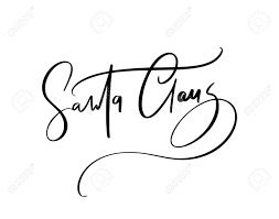 Christmas Signature To The Card Santa Claus Isolated Vector Royalty Free Cliparts Vectors And Stock Illustration Image 122679379 Free for commercial use no attribution required high quality images. christmas signature to the card santa claus isolated vector
