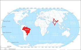 Have you ever wondered why the earth experiences fall, winter, spring, and summer? Answer The Question In Detail How Are Brazil And India Different From Each Other In Terms Of Location