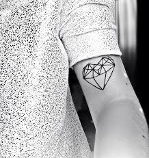 Diamond Heart Tattoo Herz Tattoo