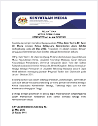 Start studying ketua setiausaha negara (ksn). Jabatan Penerangan Malaysia Kenyataan Media Pelantikan Ketua Setiausaha Kementerian Alam Sekitar Sumber Pejabat Ketua Setiausaha Negara Covid19 Dudukrumah Stayhome Jabatanpenerangan Sayangimalaysiaku Facebook