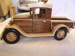 Little 1928 Chevy Pickup Wooden Car Wooden Truck Toy Car