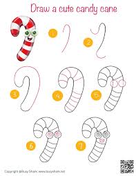 Maybe you would like to learn more about one of these? Draw A Candy Cane Busy Shark In 2021 Cute Easy Drawings Cartoon Drawing For Kids Candy Cane Coloring Page