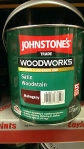 Details About Johnstones Trade Satin Finish Woodstain Woodworks Mahogany Pine Oak All Colours