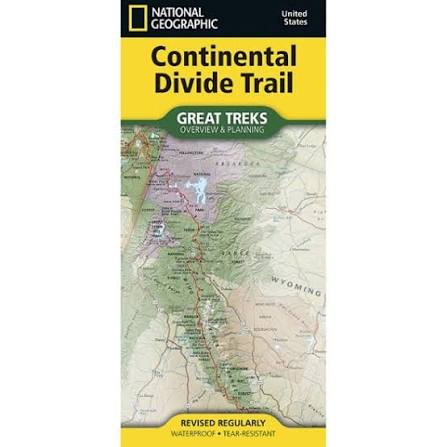 National Geographic Continental Divide Trail Overview and Planning Map |  REI Co-op