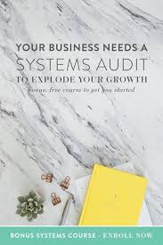 Why Your Business Needs A Systems Audit If You Want To See Growth Boss Project Business Systems System Audit