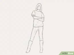 If you want to draw a body, sketch out the wireframe of the human body, including a circular head and pelvis, an oval chest, and stick arms and legs. 4 Ways To Draw Wikihow