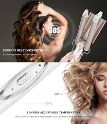 If you're struggling with a new crop or if you're a little clueless on how to style your new short. Goodpro Hair Curlers Triple Barrel Hair Curling 110 220v Iron Ceramic Hair Waver Styling Tools Wave Curlers For Long Short Hair Buy Online In United Arab Emirates At Desertcart Ae Productid 48928805