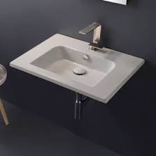 Modern sink modern baths modern bathroom wall mounted shelves glass shelves traditional bathroom sinks large baths toilet storage chic bathrooms Modern Bathroom Sinks Thebathoutlet
