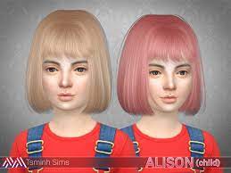 You are currently browsing sims 4 • child • custom content. Girl S Hairstyles Downloads The Sims 4 Catalog