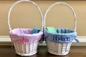 Easter is just round the corner and it brings along another wonderful the easter basket filled with delectable treats can be personalized and given to your near and dear. Personalized Easter Basket Liner 21 Personalized Easter Baskets That Make It Look Like You Put Tons Of Effort Into The Holiday Popsugar Family Photo 19