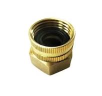 Sun Joe SPX-BSC | Dual Swivel Brass Garden Hose Connector 3/4" by 3/4"