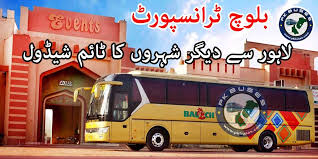 Baloch Transport Bus Schedule In 2020 Daewoo Bus Lahore