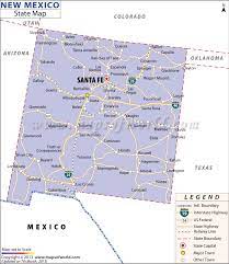 New Mexico Map With Towns New Mexico Towns Map