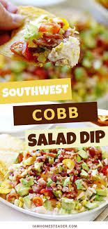 The Best Chicken Cobb Salad Near Me Seems Like The Best Dream Come True This Creamy Cobb Salad Dip Is Easy And Yummier T Cobb Salad Dip Salads Near Me Recipes