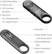 Amazon.com : Camera Remote Control Wireless Shutter Release for Canon EOS  Rebel SL2, SL3, 77D, R8,R5, R6 II,R6, PowerShot SX70 HS, G7 X Mark III, G5  X Mark II, T7i, M50, EOS