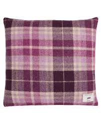 Mulholland Berry Check Cushion Lauraashleyhome Checked Cushions Tartan Cushions Living Room Cushions