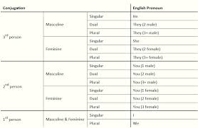 31 Explanatory Arabic Grammar Chart