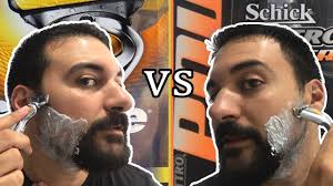 Explore schick quattro razors and blades for men. Gillette Fusion 5 Proshield Power Vs Schick Quattro Power Beard Shaving Review Youtube