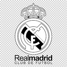 Yellow logo, real madrid c.f. Real Madrid C F Uefa Champions League Manchester United F C Football Football White Text Logo Png Klipartz