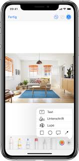 Zeichnen In Apps Mit Der Symbolleiste Markierungen Auf Dem Iphone Apple Support