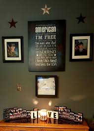My Army Soldier Display Army Letters Are In The Shadow Box Custom Name Blocks And Photos Make For My Perfect M Military Home Decor Army Decor Military Decor