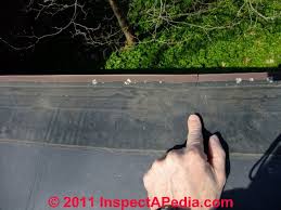 Tracing roof leaks on a flat or low slope coated roof. Roof Leak Diagnostic Faqs