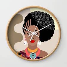African Wall Decor African Wall Hanging Afrocentric Wall Clock African Woman Wall Clock Afrocentric Decor Afric African Wall Art Afrocentric Decor African