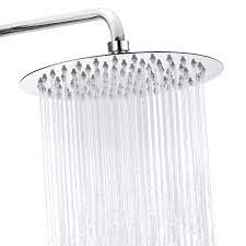 tapcet 8 ultrafinos praca cabeca de chuveiro de aco inoxidavel rodada cabeca de chuveiro de precipitacao rainfall shower head shower heads rainfall shower