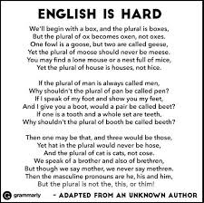 15 Reasons Why The English Language Makes Absolutely No Sense English Language Funny Funny Poems English Humor