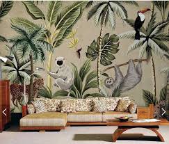 Sail away to one of these tropical destinations. Southeast Asia Toucan Monkey Tropical Wallpaper Mural For Living Room Hand Painted Contact Paper Murals Wall Paper 3d Customize Wallpapers Aliexpress