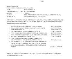 Cara membuat surat lamaran pekerjaan ini akan membawa kamu ke posisi karyawan tetap! Contoh Surat Lamaran Kerja Di Dinas Kehutanan