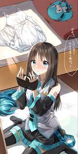 pin oleh nguyễn van di 初音ミク 可愛い gadis animasi gambar karakter ilustrasi karakter