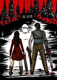 Evil Dead Ash And Mia Fan Art Evil Dead Movies Ash Evil Dead Evil Dead Book