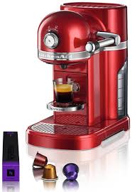 Just electrical factory outlet open 9am to 5.30 mon to fri and until 4pm saturday's 29 moore road airport west ******6311 it seemed inevitable that kitchenaid and nespresso would come together for the perfect marriage of design and taste. Kitchenaid 5kes0504aca Nespresso Coffee Machine Candy Apple Red Appliances Online