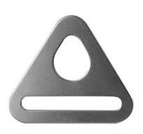 Triangle Rings Buckle, Heavy Duty Stainless Steel Triangle Buckle Adjuster,  Triangle D Rings Adjuster Triangle Bar Swivel Clip for Webbing Bags Strap
