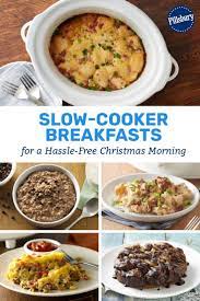 8 Slow Cooker Breakfasts For A Hassle Free Christmas Morning Breakfast Crockpot Recipes Slow Cooker Breakfast Crockpot Recipes Slow Cooker
