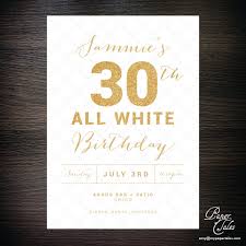 Black And White Theme Party Invitation Wording All White Party White And Gold Glitter 30th Birthday Invitation Digital 30th Birthday Invitations Cheap Birthday Invitations Kids Invitations