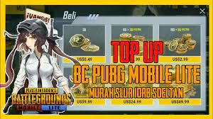Tutorial Cara Topup Bc Pubg Mobile Lite Murah Bonus Pembelian Youtube